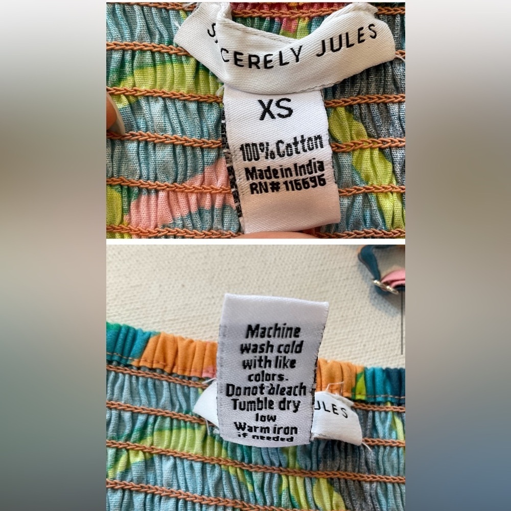 Sincerly Jules Colorful Maxi Long Dress Sundress Resortwear Easter Travel Shower - Picture 9 of 9